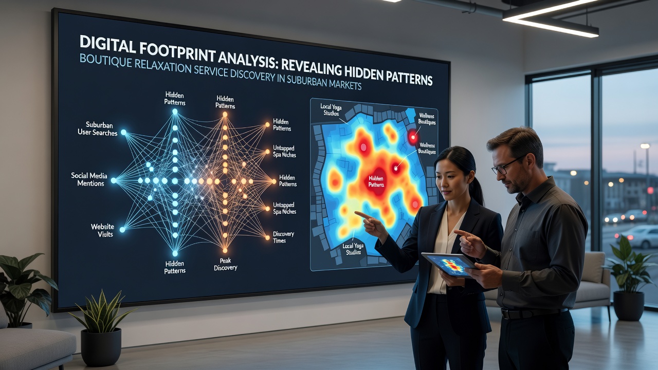 How Digital Footprint Analysis Reveals Hidden Patterns in Boutique Relaxation Service Discovery Across Suburban Markets